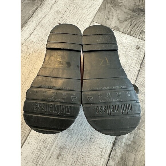 Mini Melissa X Disney Minnie Mouse Baby Girl Boots  Red Ears Sugar 10 - Picture 4 of 9